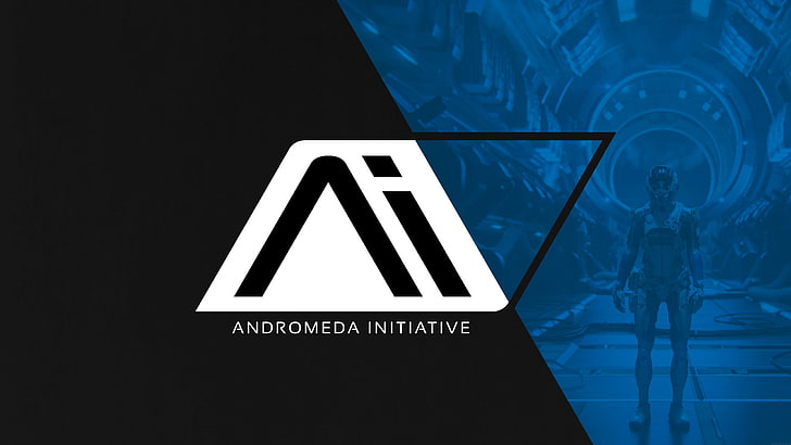logo of Andromeda Initiative, Mass Effect: Andromeda, communication