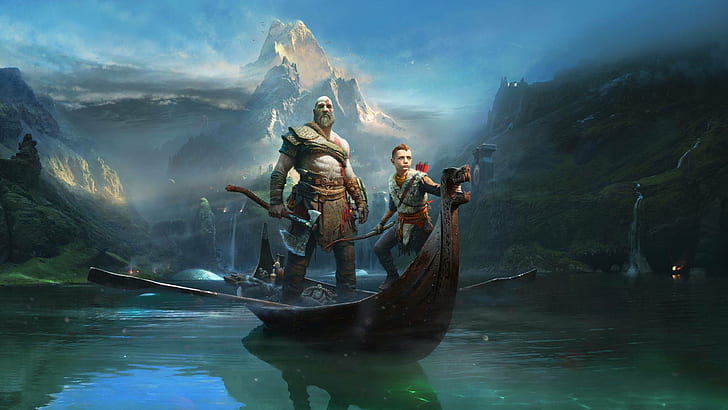 God of War, PlayStation 4, Sony, Kratos, HD wallpaper