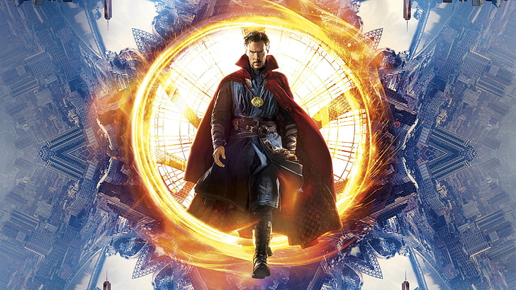 Marvel's Doctor Strange digital wallpaper, Benedict Cumberbatch, HD wallpaper