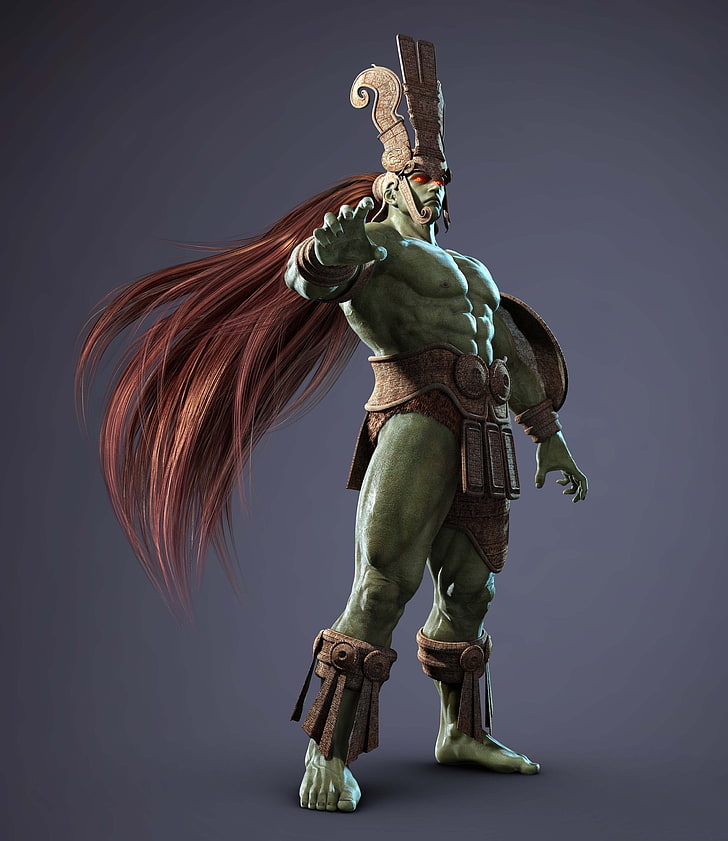 long-haired orc illustration, video games, Tekken, Ogre, representation
