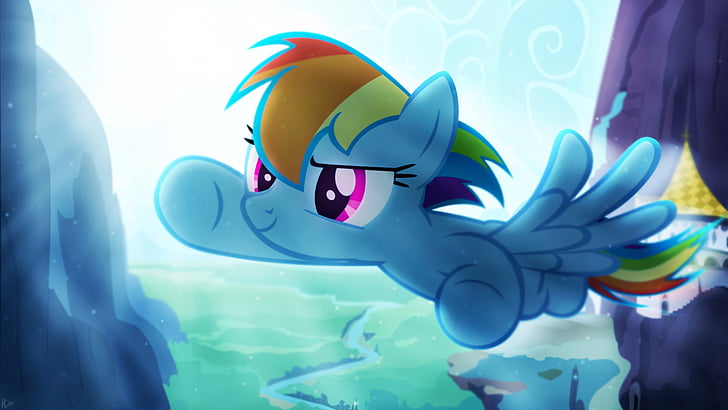 TV Show, My Little Pony: Friendship is Magic, Rainbow Dash, HD wallpaper