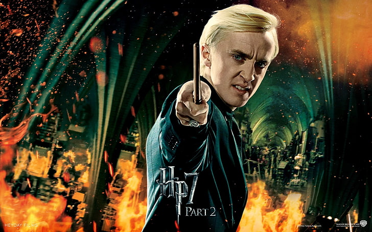 harry potter magic harry potter and the deathly hallows movie posters tom felton draco malfoy hogwar Entertainment Movies HD Art, HD wallpaper