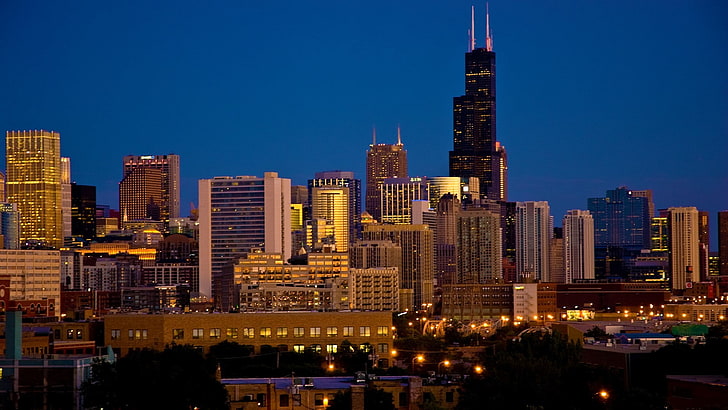 cityscape, Chicago, building exterior, architecture, built structure, HD wallpaper