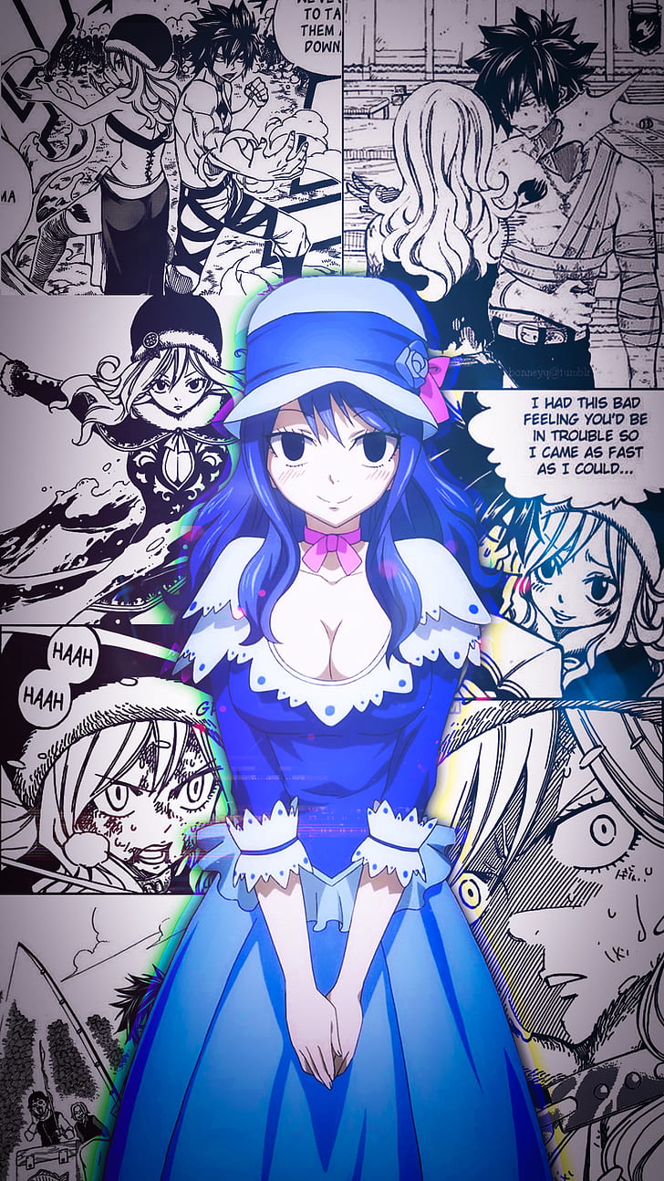 Lockser Juvia, Fairy Tail, manga, anime girls, HD wallpaper