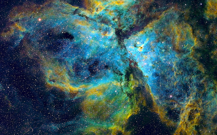 nebula galaxy, space art, digital art, astronomy, star - space