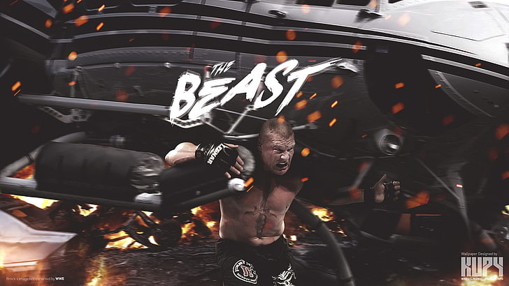 Brock Lesnar, wrestling, wwe, HD wallpaper