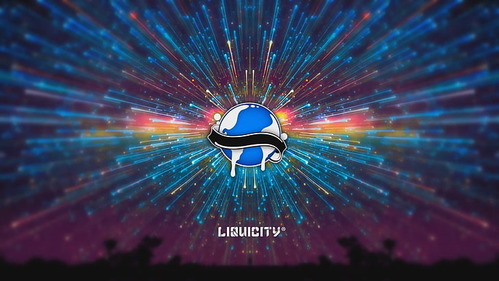 Hd Wallpaper Blue And White Logo Liquicity Space Sky Colorful Images, Photos, Reviews