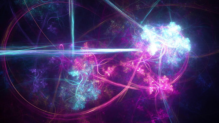 graphic, purple, light, graphic design, special effects, visual effects, HD wallpaper