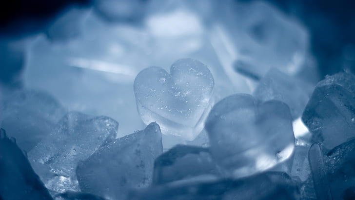 Ice Heart, HD wallpaper