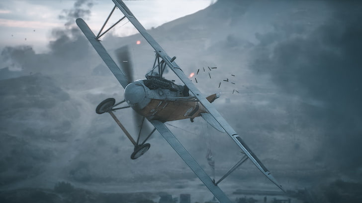 Battlefield 1, video games, cloud - sky, military, air vehicle, HD wallpaper