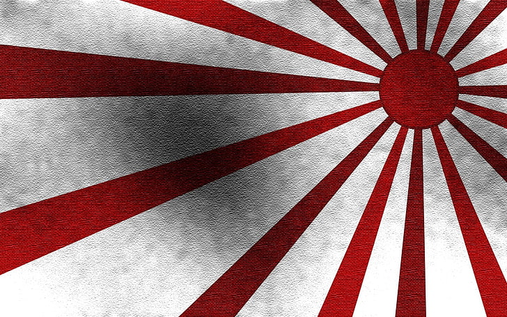 Japan flag, Sun, red, pattern, full frame, no people, backgrounds