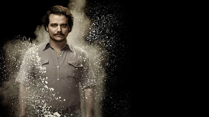narcos pablo escobar movies cocaine murderers, portrait, one person