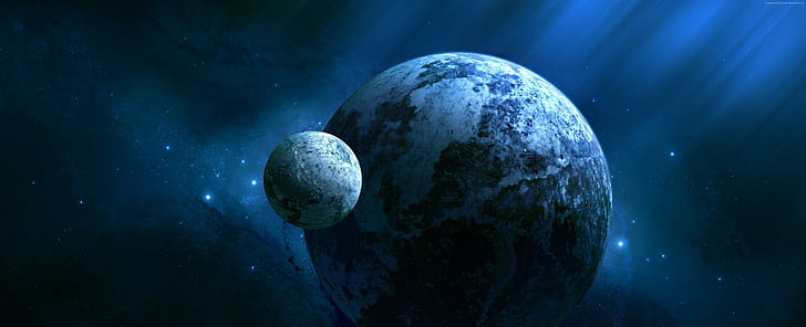 Kepler-452b, Exoplanet, space, stars, ultra hd