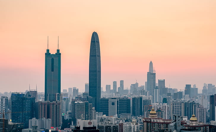 city, sky, building, China, Shenzhen