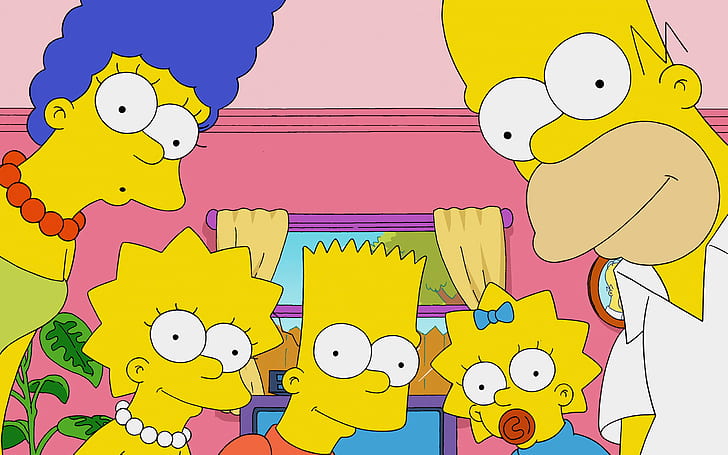 The Simpsons, Bart Simpson, Homer Simpson, Lisa Simpson, Maggie Simpson