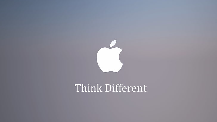 Hd Wallpaper Apple Product Logo Think Different Slogan Vector Symbol Wallpaper Flare