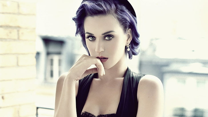 katy perry  desktop  downloads, portrait, young adult, looking at camera, HD wallpaper