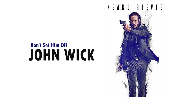 John Wick , John Wick Chapter 2, Keanu Reeves, movies, copy space, HD wallpaper