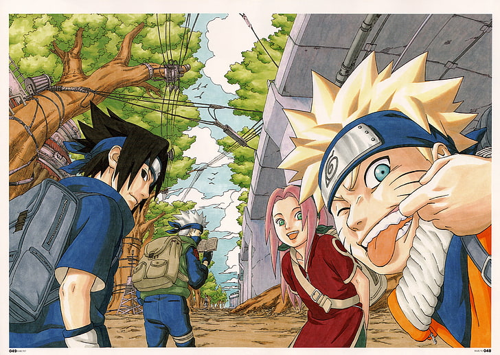 HD wallpaper: Naruto Team 7 digital wallpaper, Naruto Shippuuden, Masashi  Kishimoto | Wallpaper Flare