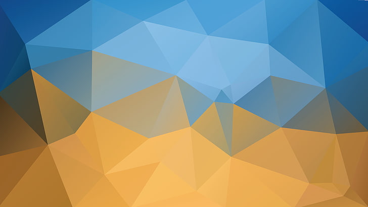pattern, abstract, triangle shape, backgrounds, no people, blue, HD wallpaper