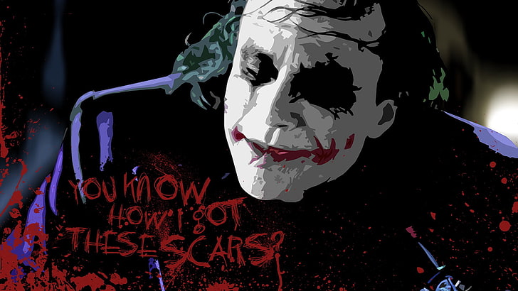Movies Heath Ledger Joker The Dark Knight 1080p 2k 4k 5k Hd Wallpapers Free Download Wallpaper Flare