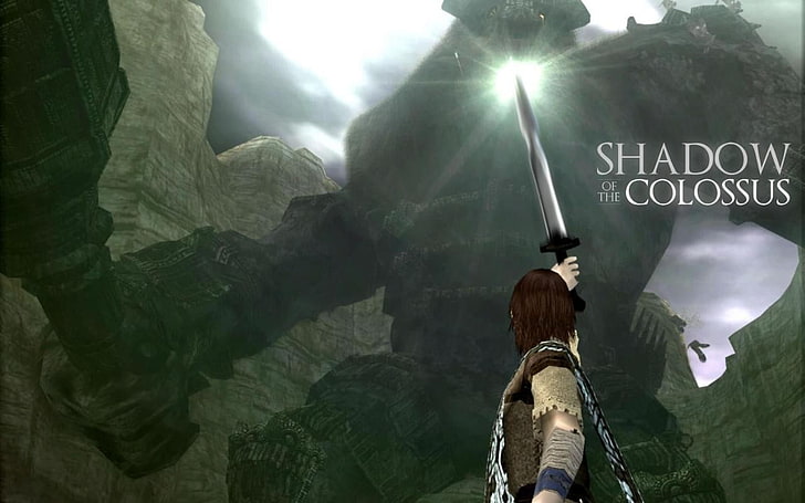 Shadow of the Colossus illustration, video games, communication, HD wallpaper