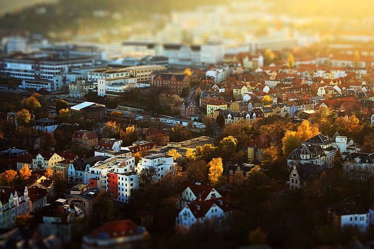 Jena, Deutschland, Thuringia, germany, city, houses, Buildings, HD wallpaper