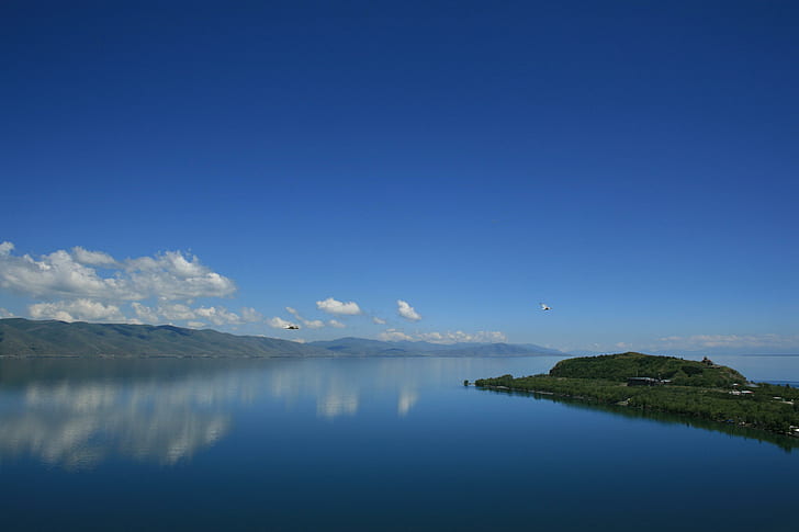 day of lake sevan, sevan, armenia, lake, august, HD wallpaper
