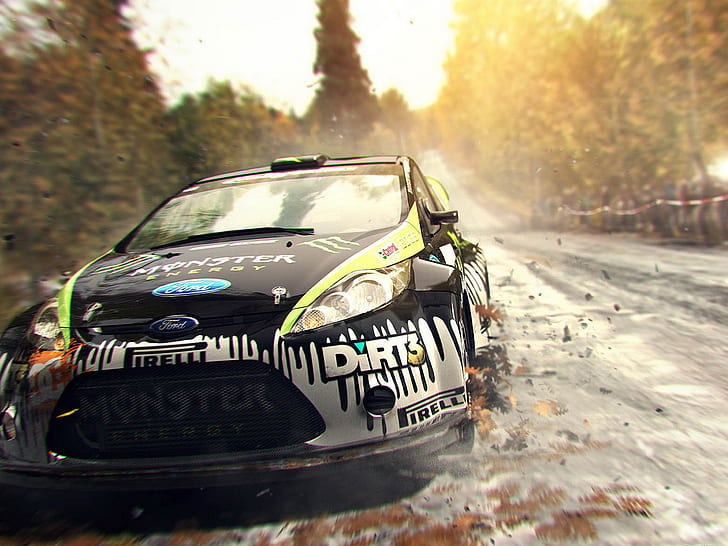 Hd Wallpaper Dirt Rally Ford Fiesta Hd Video Games Wallpaper Flare