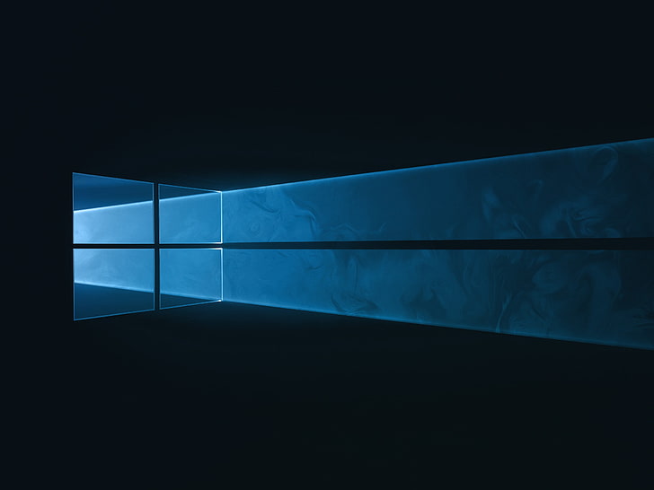 abstract, GMUNK, Windows 10, blue, indoors, no people, reflection HD wallpaper
