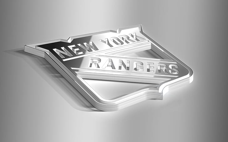 Hockey, New York Rangers, Logo, NHL, HD wallpaper