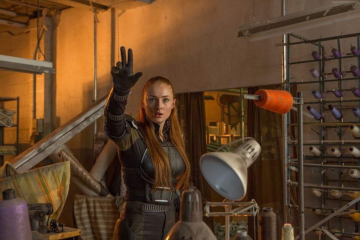 4k, Sophie Turner, X-Men: Dark Phoenix, HD wallpaper