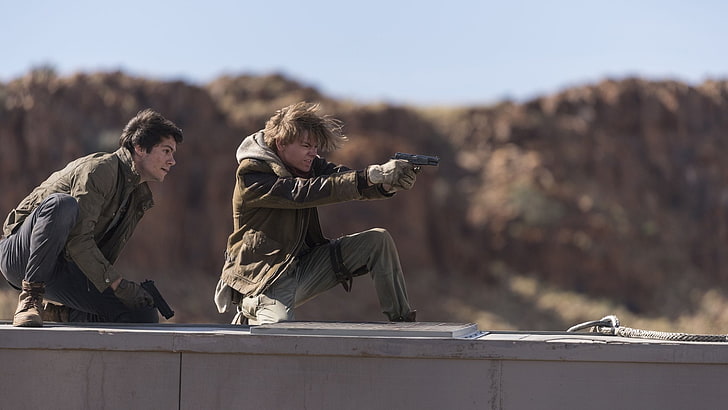 Movie, Maze Runner: The Death Cure, Dylan O'Brien, Thomas Brodie-Sangster, HD wallpaper