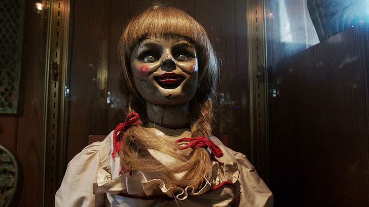 annabelle, doll, ghost, horror, movie, HD wallpaper