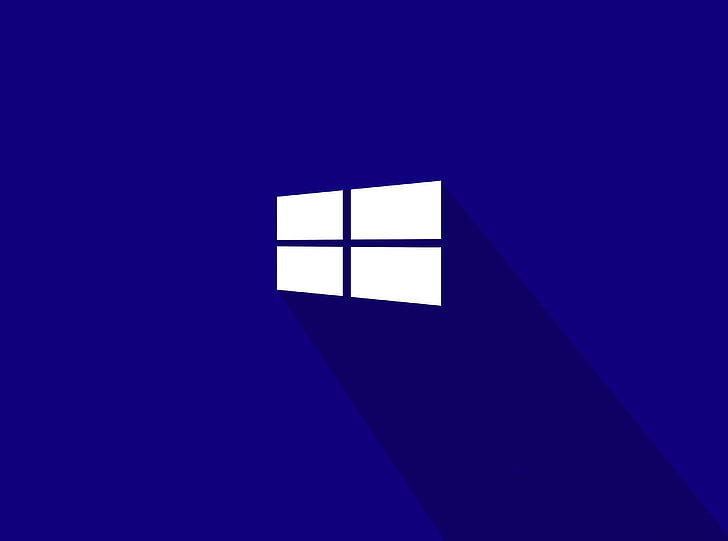 WINDOWS HD Wallpaper, windows logo, Windows 10, blue, copy space HD wallpaper