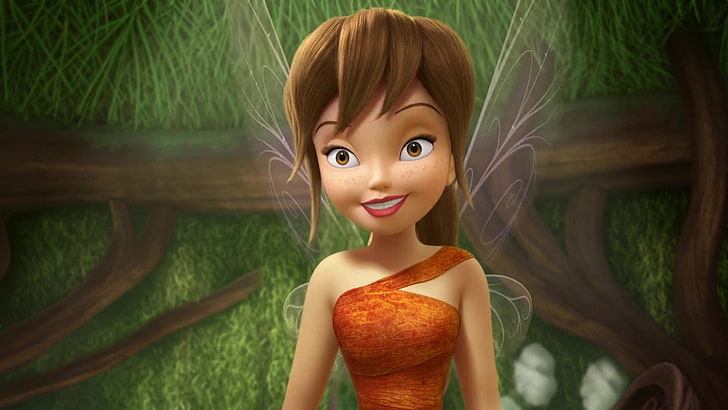 Tinkerbell, portrait, looking at camera, women, one person, HD wallpaper
