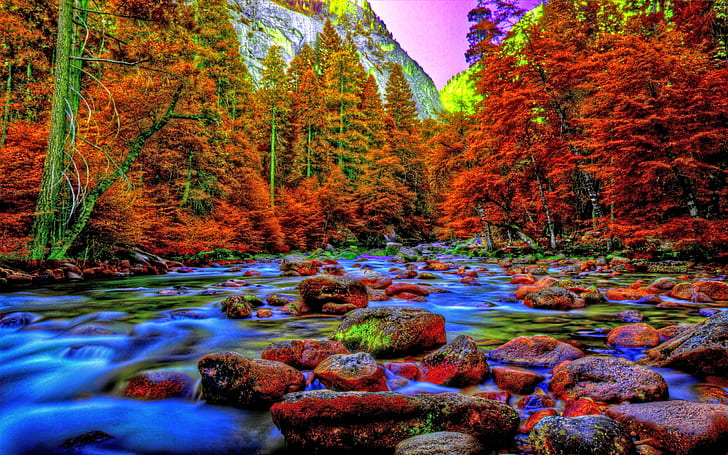 HD wallpaper: Yosemite Valley in autumn-Beautiful mountain river-National  Park California-USA-Desktop Wallpaper HD-2560×1600 | Wallpaper Flare