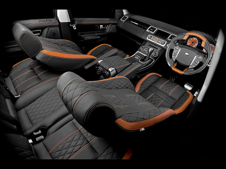 car interior, Land Rover