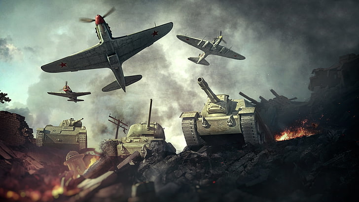 WoT, World Of Tanks, Wargaming Net, World of Warplanes, World Of Aircraft HD wallpaper