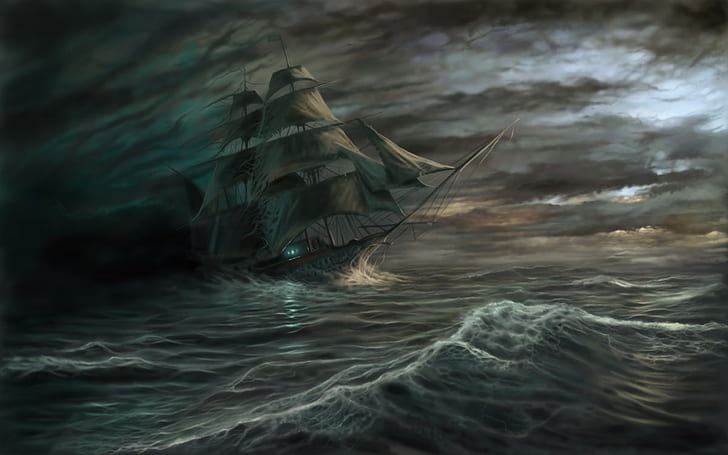 stormy seas STORMY HD, abstract, HD wallpaper