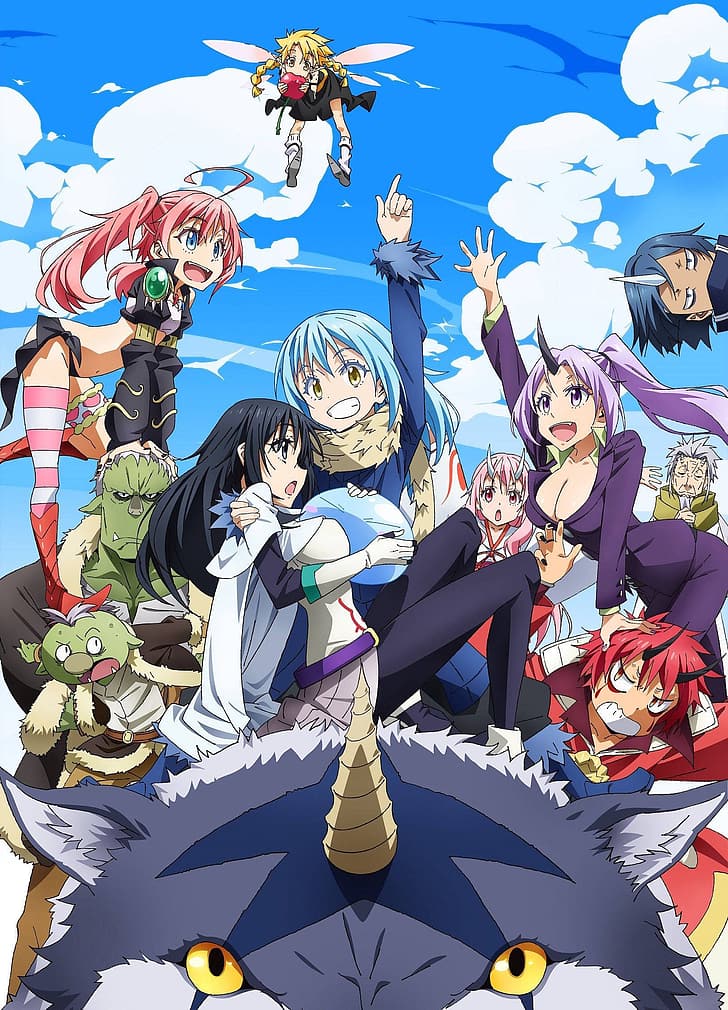 The time that I got reincarnated as a slime, anime, HD wallpaper