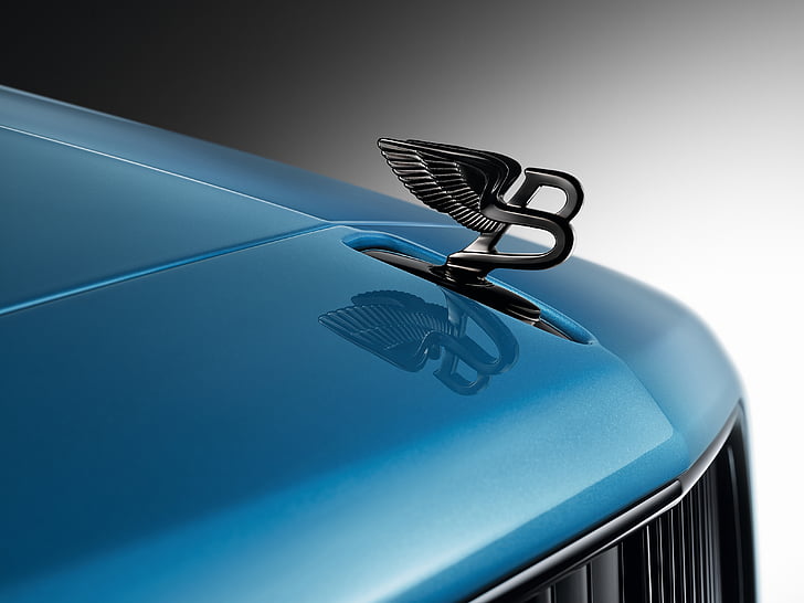 black car emblem, Bentley Mulsanne Speed, Design Series, Logo, HD wallpaper