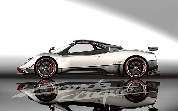 Pagani Zonda Cinque 02, silver two door sports car, cars, HD wallpaper