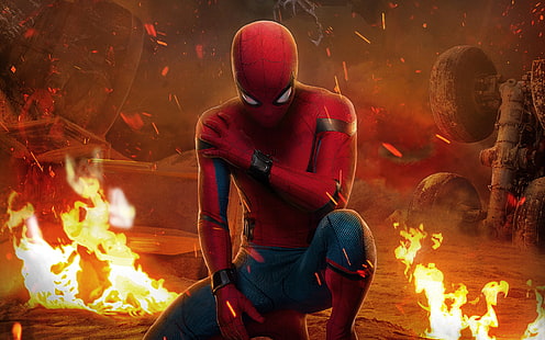HD wallpaper: spider-man: homecoming, tom holland, Movies | Wallpaper Flare