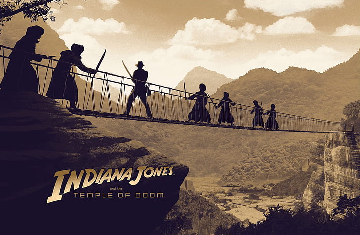 1984 (Year), movies, Indiana Jones, Indiana Jones and the Temple of Doom (Movies), HD wallpaper