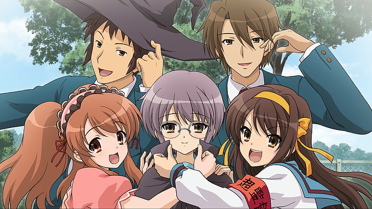 Anime, The Melancholy Of Haruhi Suzumiya, Itsuki Koizumi, Kyon (Haruhi), HD wallpaper