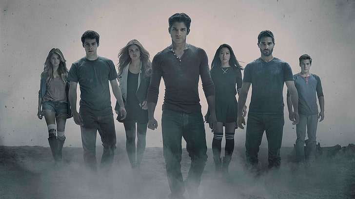 Teen Wolf, TV Show, group of people, full length, young adult, HD wallpaper