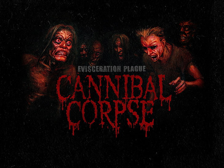 Cannibal Corpse poster, Band (Music), Dark, Death Metal, Horror, HD wallpaper