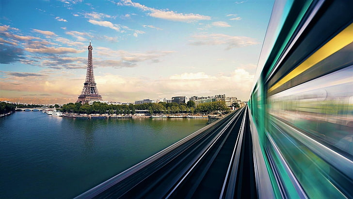 train, city, france, paris, europe, orient express, trip, travel, HD wallpaper
