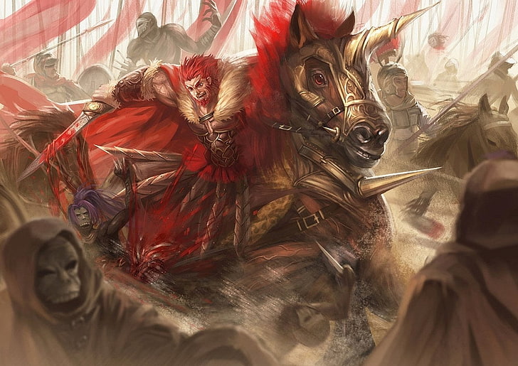 warrior illustration, Fate Series, Fate/Zero, Assassin (Fate/Zero)